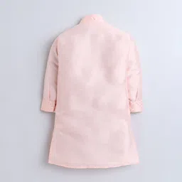 BAESD Boys Regular Dupion Silk Kurta with Pyjamas image 2