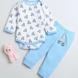BUMZEE Infants Boys Printed Bodysuit & Pyjama-44