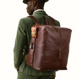 Hidesign Men Textured Leather Messenger Bag-24