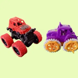 Monster Truck & Vehicle Roll on toy Combo for Kids – (Set of 2)-image-31