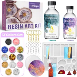 Resin Keychain Making Kit With Epoxy Moulds And More-27