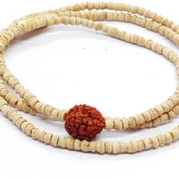 Tulsi Sngle Round Mala Wood Pendant-image-25