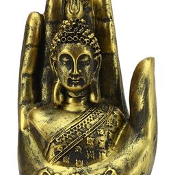 Aura Copper-Toned Buddha Idol Showpiece-image-86