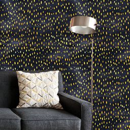 ArtzFolio Printed UV-Resistant Anti-Bacterial Golden Abstract Spot Peel & Stick Wallpaper-image-63