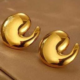 HOUSEOFTRENDZZ Contemporary Half Hoop Earrings-image-86