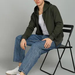 Adyavastram Men Hood Neck Front-Open Sweatshirt-picture-26