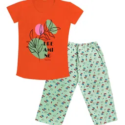 Tee Weavers Girls Printed Night suit-image-66