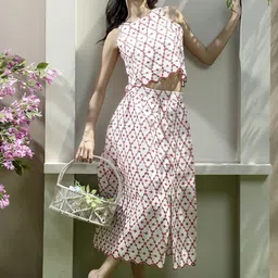 Shally Bhasin by Athena Top With Skirts Co-Ords-picture-13