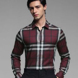 Jack & Jones Men Slim Fit Opaque Checked Casual Shirt-picture-31