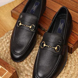 Carlton London Men Leather Formal Loafers-image-99