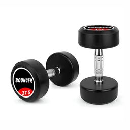 ADRENEX 2 Pcs Bouncer Fixed Weight Dumbbells - 27.5 Kg Each-6