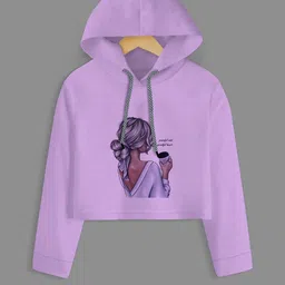 RAMADHUTA Girls Purple Tshirts-55