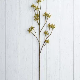 Pure Home and Living Green Maple Leaf Stem Non Hanging Artificial Flowers-image-87