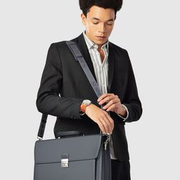 SENNES Leather Oversized Structured Shoulder Bag-9