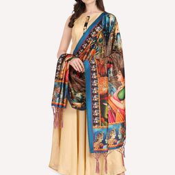 Kaizen TEXO FAB Ethnic Motifs Printed Dupatta image 5