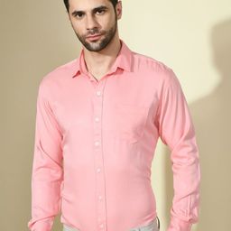 PEBCO Men Classic Slim Fit Opaque Casual Shirt-image-74