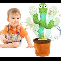 Musical Dancing Cactus Toy with Lights & Voice Mimicry-image-7