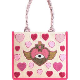 DressBerry Women Textured Structured Cotton Tote Bag-image-68