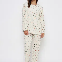 Camey Women Conversational Printed Night suit-image-86