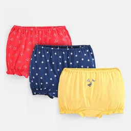 Honeyhap Girls Pack Of 3 Printed Pure Cotton Basic Briefs 12980292-image-58