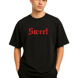 Billion Typography Printed Drop-Shoulder Sleeves Pure Cotton Oversized T-shirt-image-26