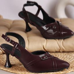 HITWAY Party Stiletto Sandals with Buckles-picture-34