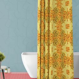 ArtzFolio Single Piece Waterproof Polyester Shower Curtain-image-76