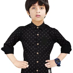 MADE IN THE SHADE Boys Polka Dot Opaque Casual Shirt-image-53