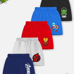 Marvel by Miss and Chief Boys Printed Avengers Shorts-image-87