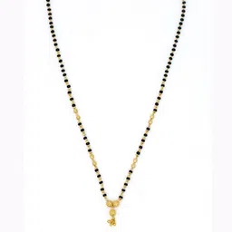 SONI DESIGNS Gold-Plated Brass Artificial Stones & Beads Mangalsutra-picture-11