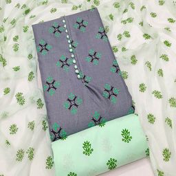 Lilots Printed Unstitched Dress Material-image-74