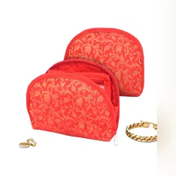 Aura Red Set of 2 Regular Jewellery Organiser-14