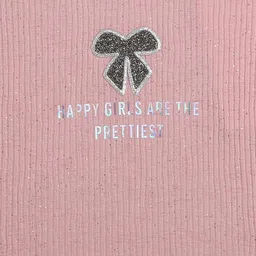 Tiny Girl Print Flutter Sleeve Top image 4