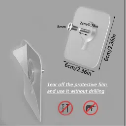 jpe Strong Adhesive Photo Frame Wall Hooks Sticky Hanger Holder for Home Hook 10 image 2