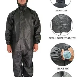 jvbrangi Solid Men Raincoat-picture-23