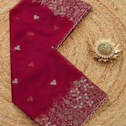Soch Floral Embroidered Thread Work Organza Dupatta-42