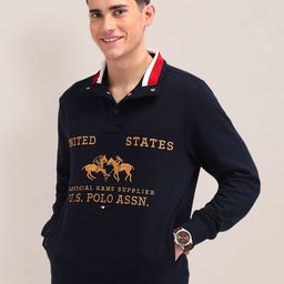 U.S. Polo Assn. Men Shirt Collar Long Sleeves Printed Sweatshirt-picture-30
