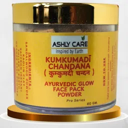 ASHLY CARE Kumkumadi Chandana Ayurvedic Glow Face Pack Powder For Face & Skin - 60 g-48