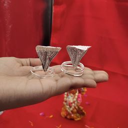 DOKCHAN Silver-Toned 2 Pieces Naag Naagin-15