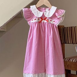 LULU & SKY Peter Pan Collar A-Line Dress-image-93