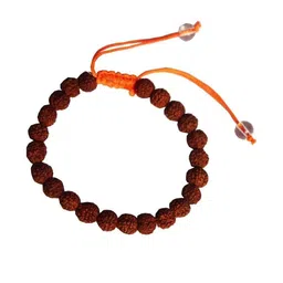 Divine souvenirs Unisex Wooded Artificial Beaded Link Bracelet-49