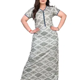 G4Girl Printed Maxi Nightdress-picture-27