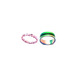Dynamic Retail Global Unisex Multi Ring-64