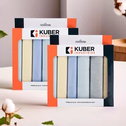 Kuber Industries 12-Pieces Cotton Handkerchief With Box-36