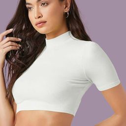 Dream Beauty Fashion Solid Fitted Crop Top-picture-47