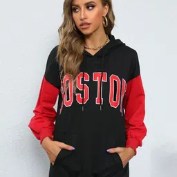 KPOP Women Printed Hooded Sweatshirt-image-39