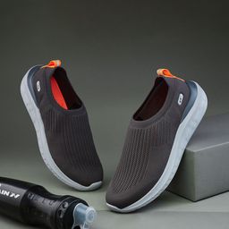 Campus Men Textured PU Slip-On Sneakers-59