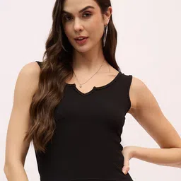 Mayra Sleeveless Fitted Top-image-34