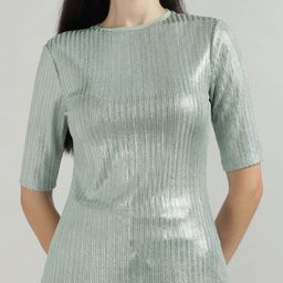 Ted Baker Women Immii Metallic Slim Fit T-shirt-image-12