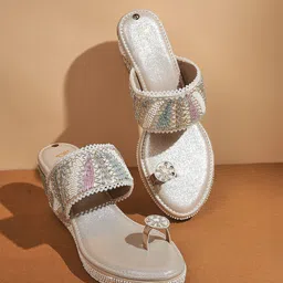 V-WALK Wedge Heel Sandals-image-4